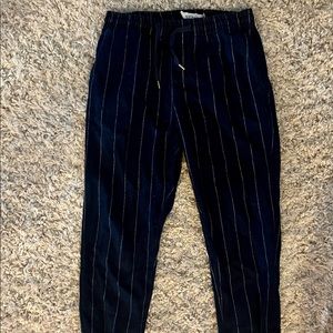 Pin striped pants